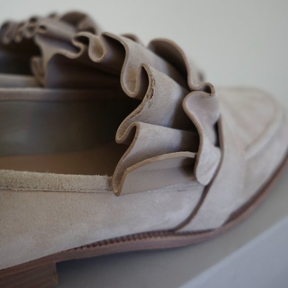 Pour La Victoire Tenlyks Loafers Size 7.5 in Jasmine Kid Suede - Picture 8 of 13